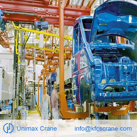 Double-girder suspension cranes