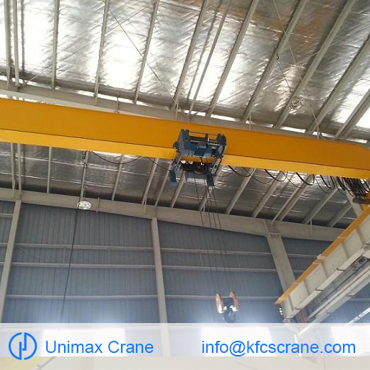 electric single beam bridge crane