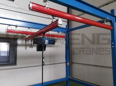 KBK-D flexible monorail suspension crane has outstanding app