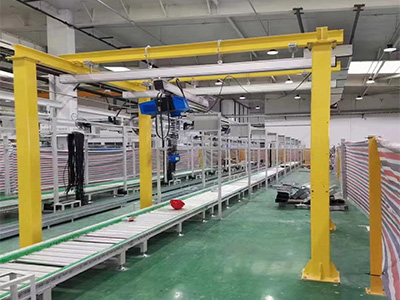 Application of KBK Double Girder Suspension Cranes