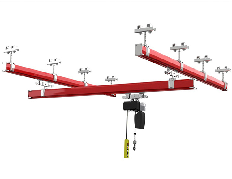 Light single beam workstation crane