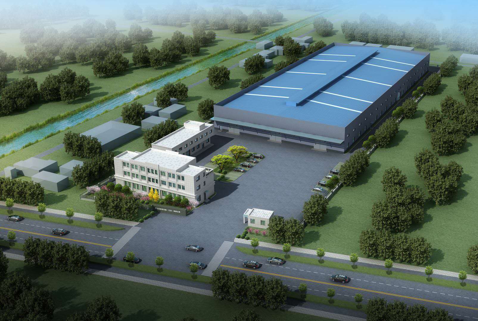 Lifting equipment factory area